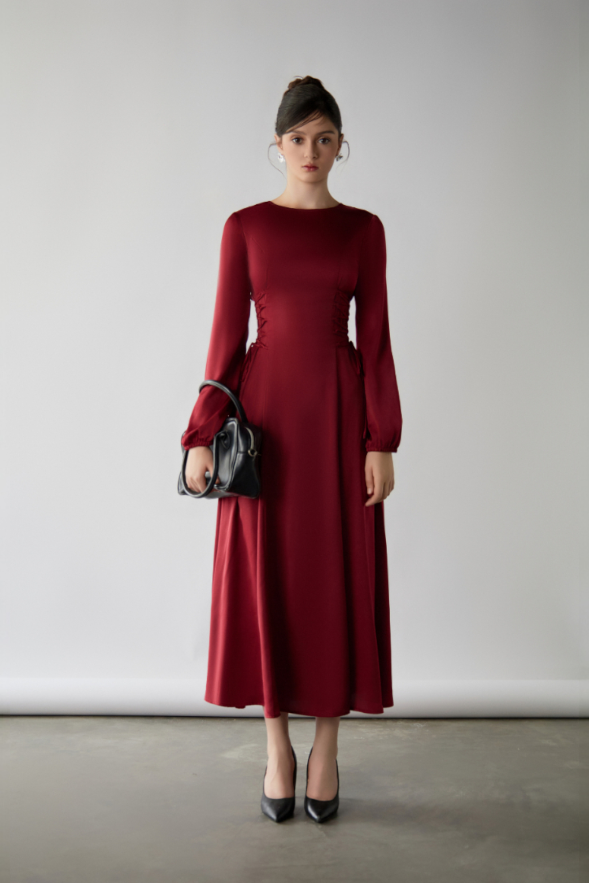 Tie-Waist Maxi Dress