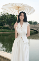 Tailored Cotton Blouse XS–3XL