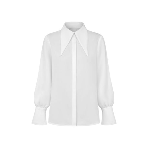 Pointed Collar Blouse