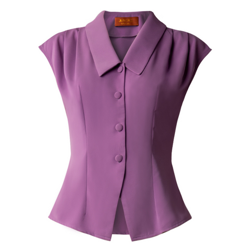 Tailored Cotton Blouse XS–3XL