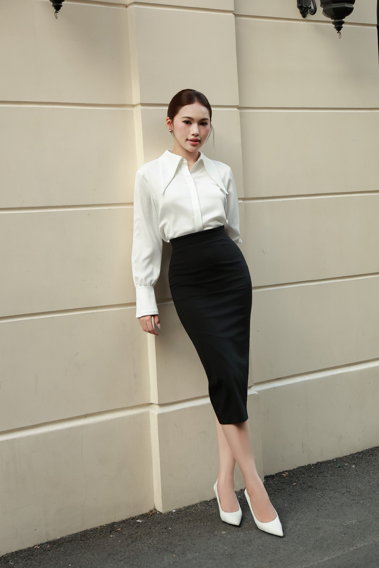 Tailored Pencil Skirt