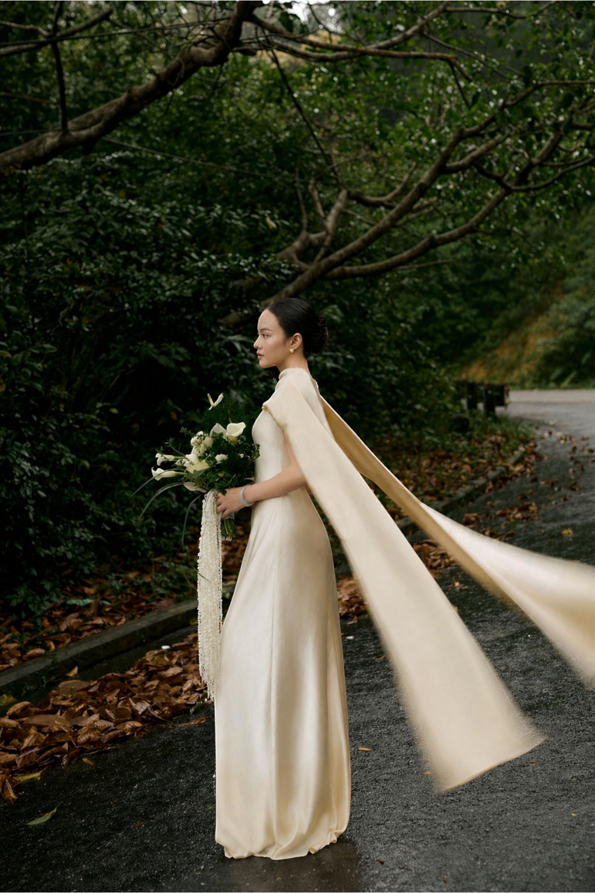 VELORA CAPE GOWN