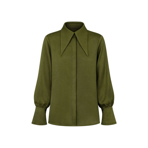 Pointed Collar Blouse