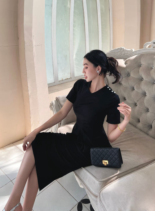 Curved Panel Peplum Top