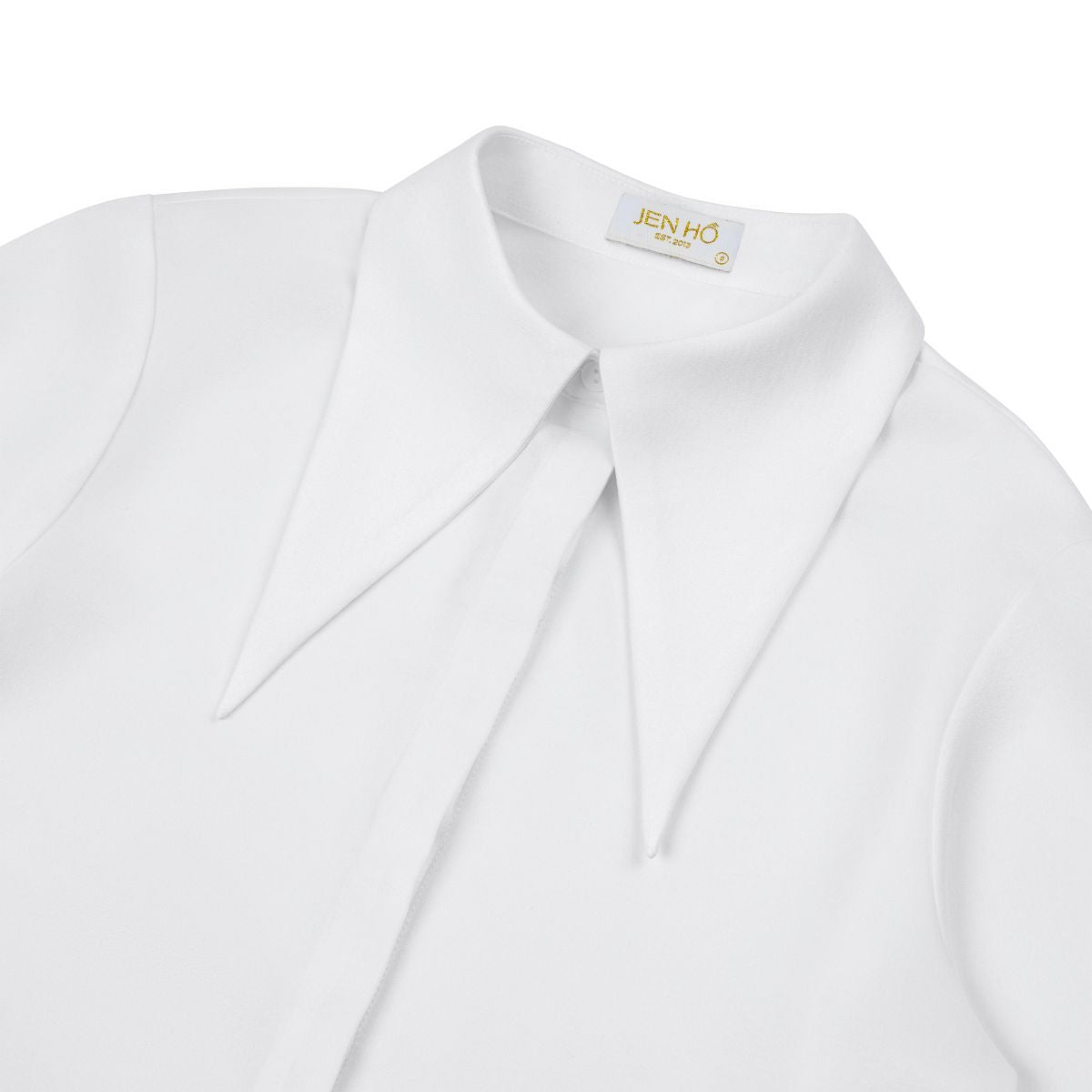 Pointed Collar Blouse