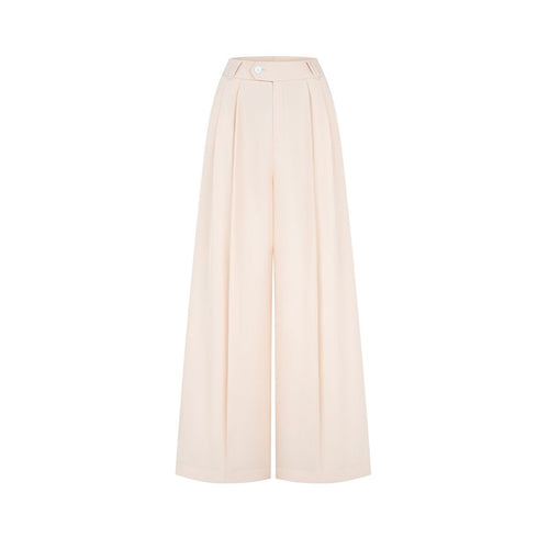 Wide Leg Tailored Trousers
