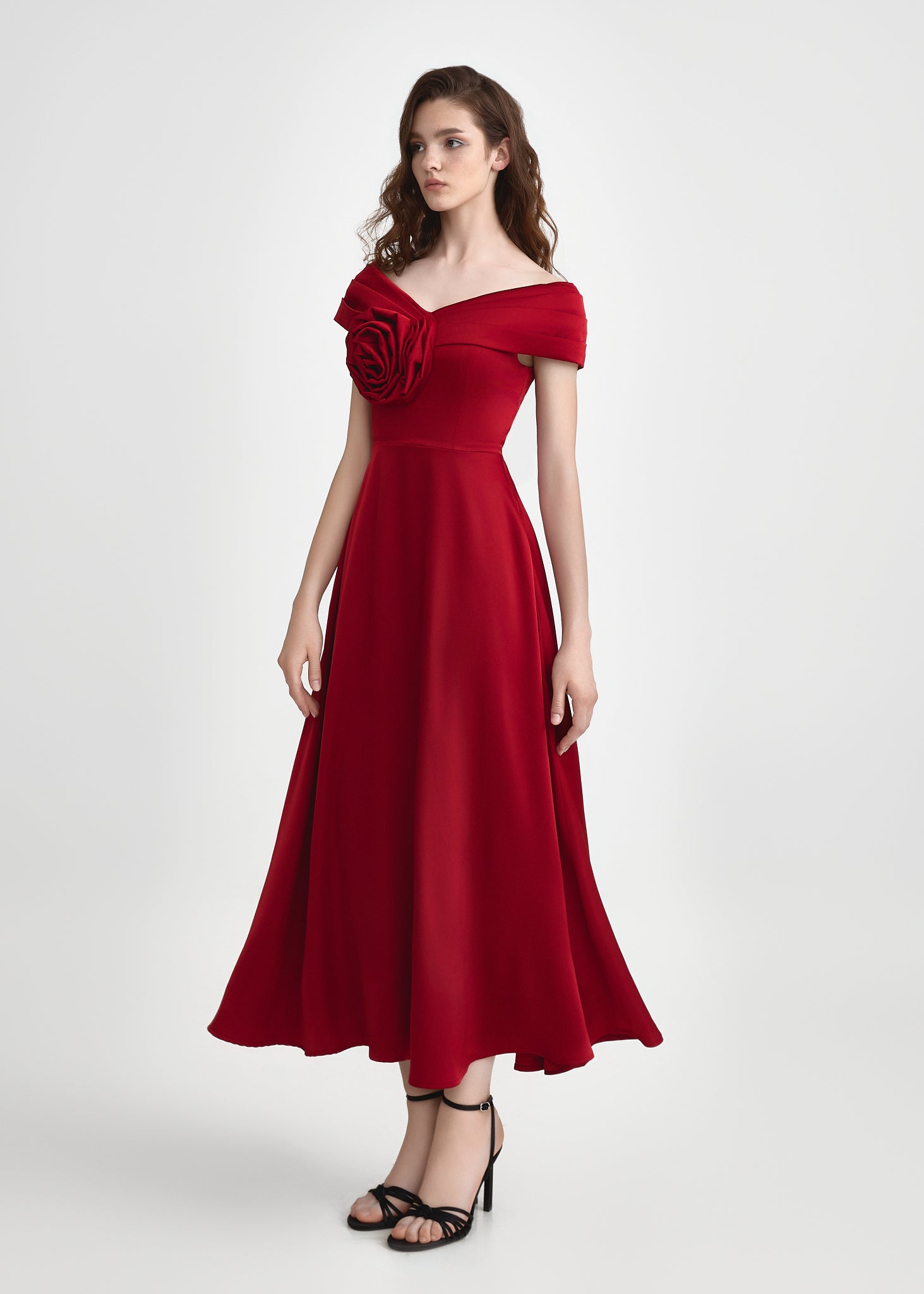 Scarlet Red Gown