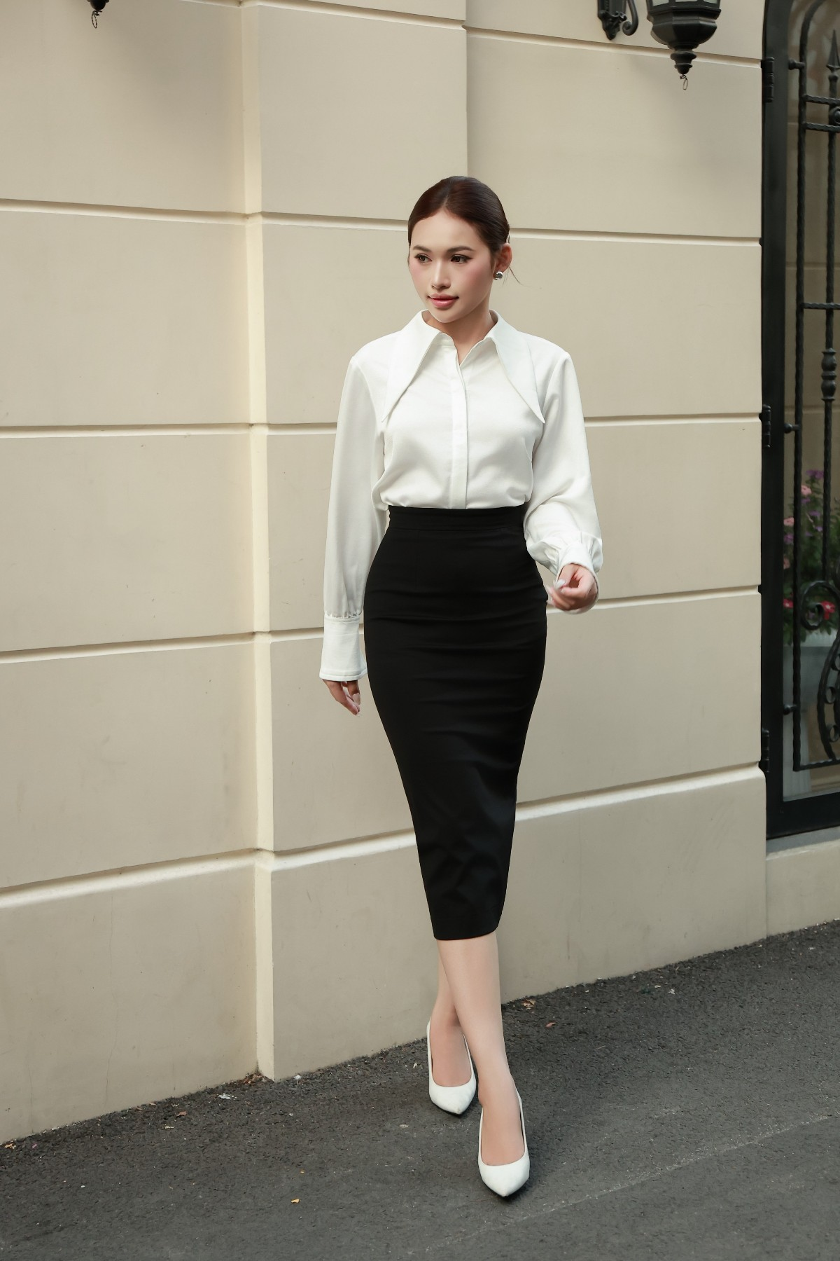 Tailored Pencil Skirt